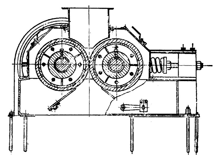 輥式破碎機(jī)結(jié)構(gòu)圖